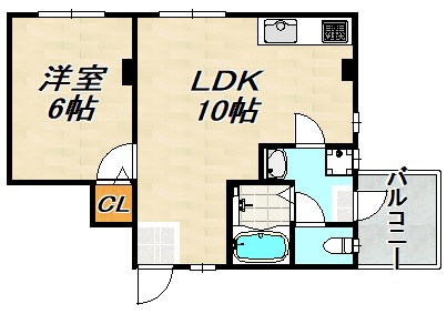 AQUA鈴蘭台 間取り図