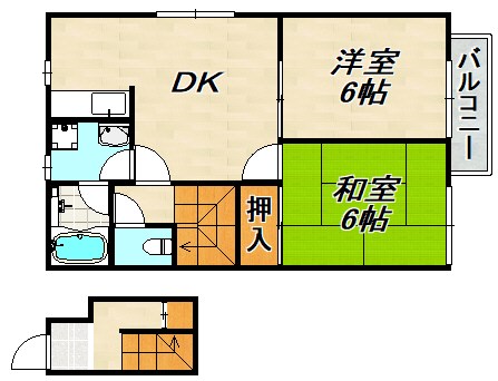 山下ハイツ 間取り図