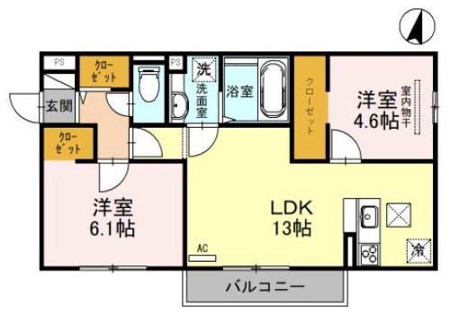 ラヴェール杉尾台 間取り図