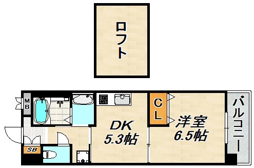 ウエストアヴェニュー 間取り図