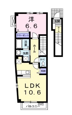 フォルテ月見山 間取り図