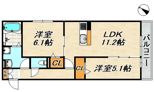 licorice(リコリス)A棟 間取り図
