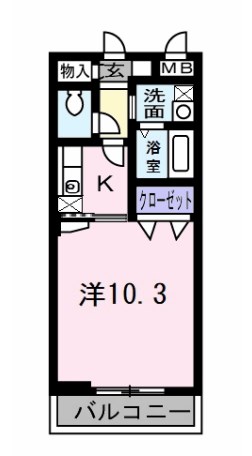 シェーンタール須磨 間取り図