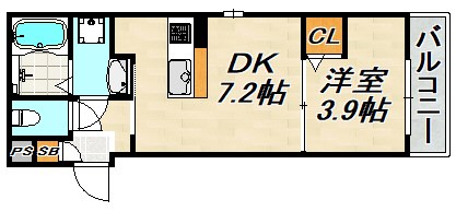 エハコ板宿ヒルサイド 間取り図