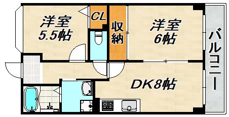 コーレジアス須磨 間取り図