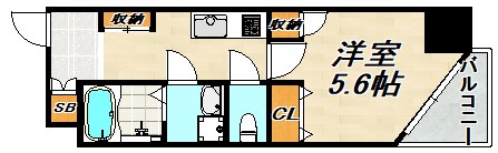 デコール神戸Ⅰ 間取り図