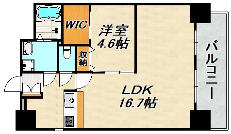 デコール神戸Ⅰ 間取り図