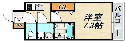 レジュールアッシュ神戸グランフィール 間取り図