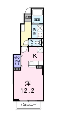 パルティール妙法寺Ⅱ 間取り
