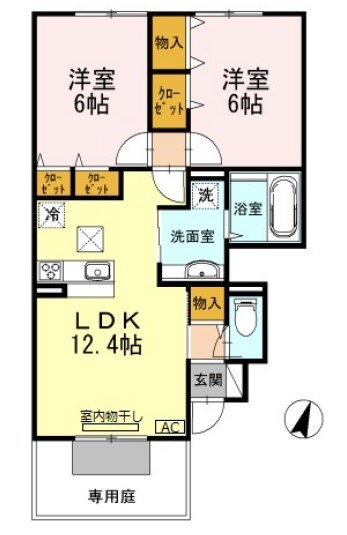 すずらんハイツ 間取り図