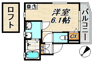 KARIN長楽町 間取り図