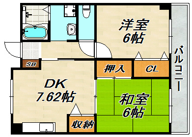 ラポール大谷 間取り図