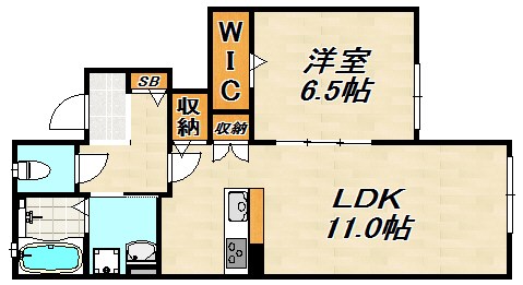 メゾンド・メルヴェーユ須磨  間取り図