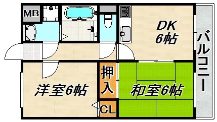 メゾンドルミエール妙法寺 間取り図