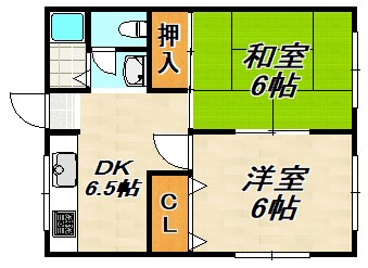 司ハイツ 間取り図
