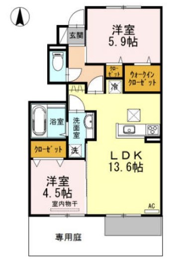 ソレーユ・コート 間取り図
