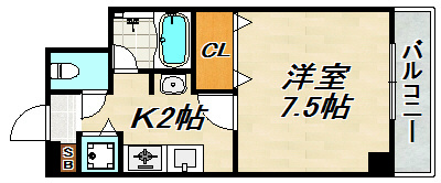 コートSK 間取り図