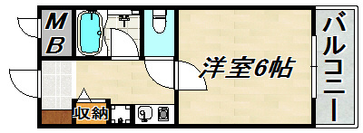 キャッスルアート新長田 間取り図