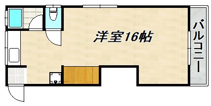 フラット口ノ川 間取り図