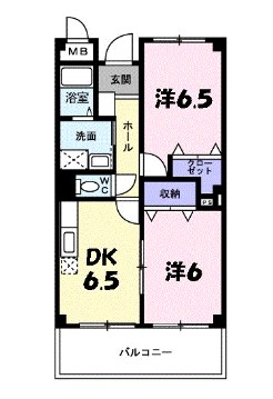 サンセール谷上 間取り図