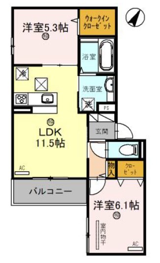 Premiere SAKURA 間取り図