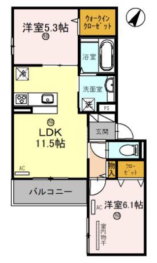 Premiere SAKURA 間取り図