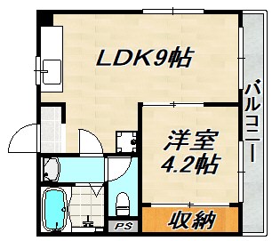 高島グリーンハイツ 間取り図