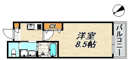 ワコーレヴィータ須磨飛松町 間取り図