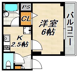 グラッチェ河昌 間取り図