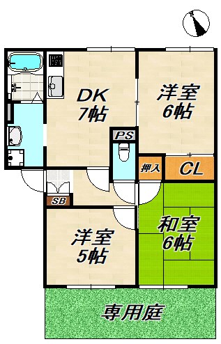 ルミネB棟 間取り図