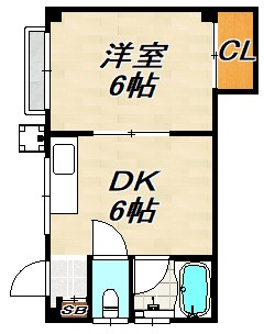 ナカネマンション 間取り図