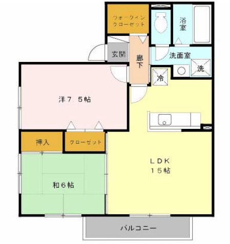 フォレスト谷上 間取り図