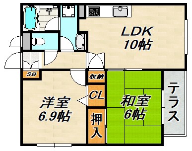 Regulus須磨寺 間取り図