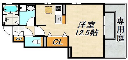 カーサ・デ・ヴェルデ 間取り図