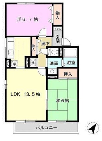 サニーガーデン須磨 間取り図