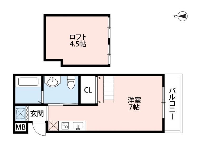 Giulia須磨浦Ⅰ 間取り図