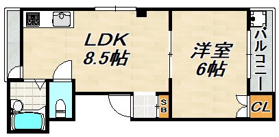 ココロ戎町 間取り図