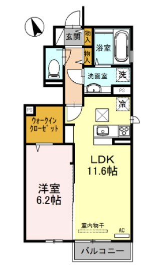 ピアチェ鈴蘭 間取り図