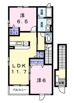 ネーベルベルク壱番館 間取り図