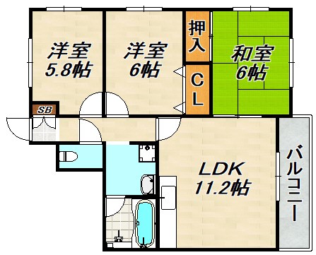 メゾン神港 間取り図