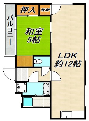 南五葉ハイツ 間取り図