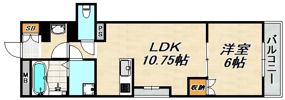 SY蓮宮通 間取り図