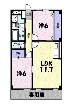 ウエストコートTANIGAMI 間取り図