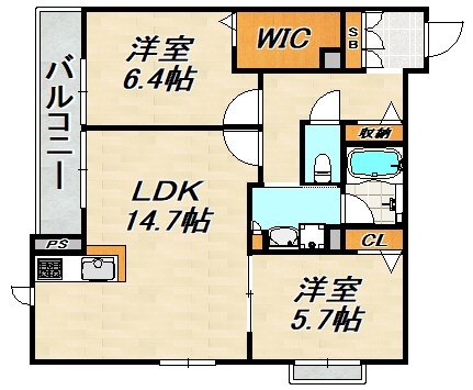 ソフィット宮川 間取り図
