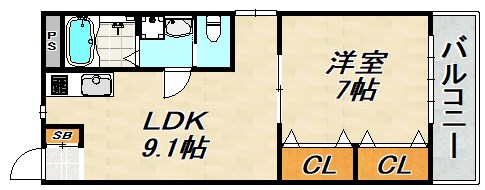 ときわ萩乃ハイツ 間取り図