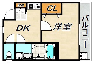 ときわ庄山ハイツ 間取り
