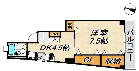 メゾンミゾハシ 間取り図