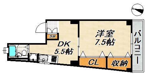 メゾンミゾハシ 間取り図