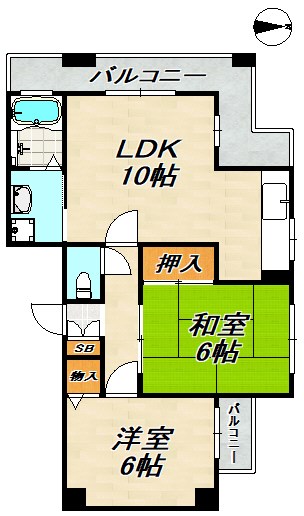 ベーシックコート 間取り図