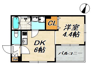 アミソレイユ長田 間取り図
